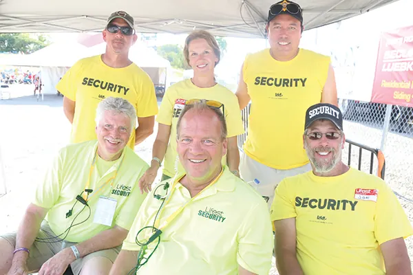 Lifest security team volunteers